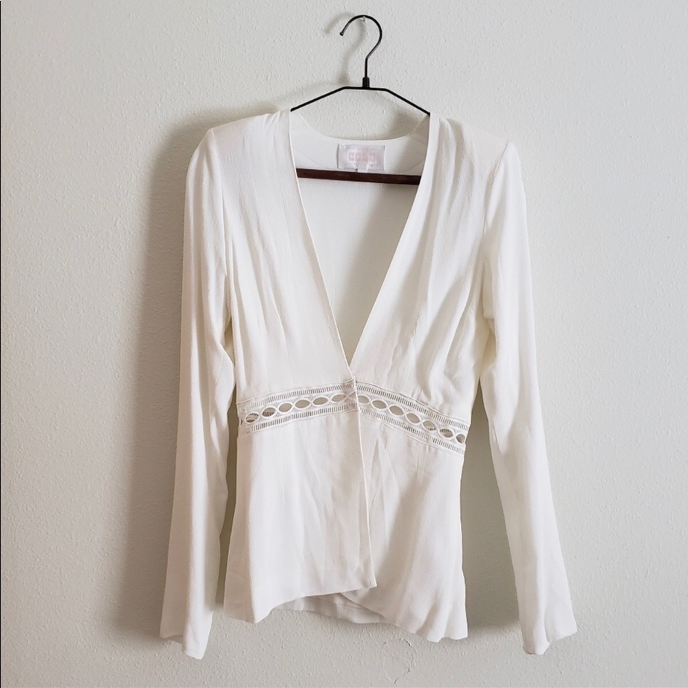 Stone Cold Fox Blouse White Lace Never worn